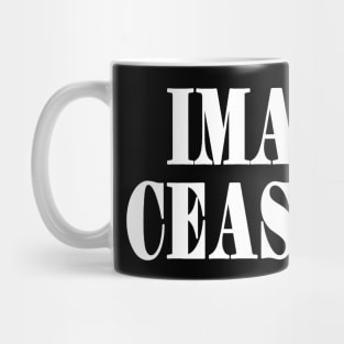 IMAGINE CEASEFIRE - White - Front Mug